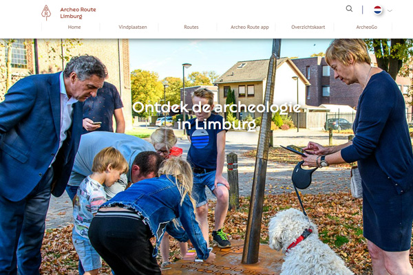 Website Archeo Route Limburg